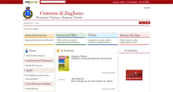 Desktop Screenshot of comune.zugliano.vi.it